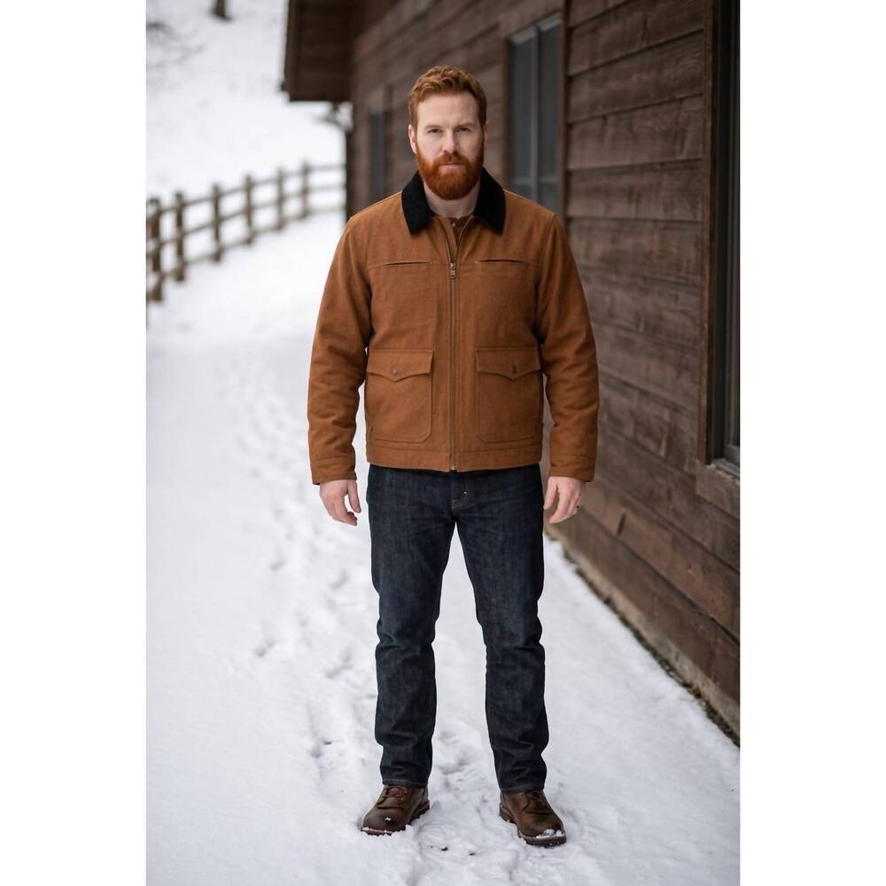 NEW PENDLETON whiskey jacket in tan
